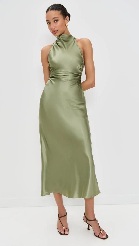 Reformation Cassette Silk Dress 1