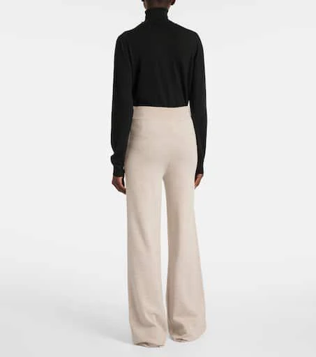 Max Mara Wilma knitted wool wide-leg pants 3
