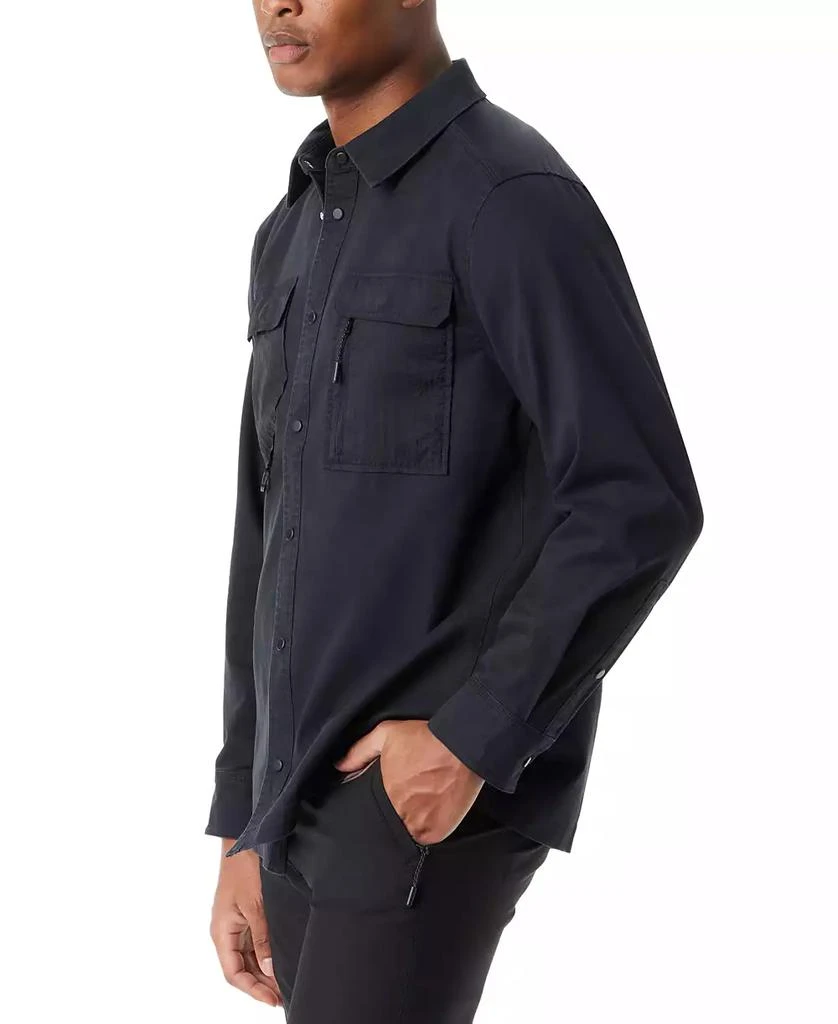 BASS OUTDOOR Men's Relaxed Fit Camo Worker Shirt Jacket 3