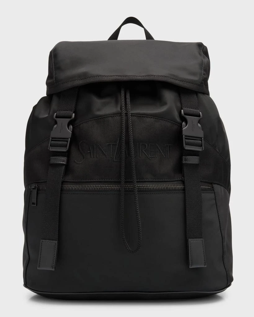 Yves Saint Laurent Men's Nylon and Leather Backpack 1