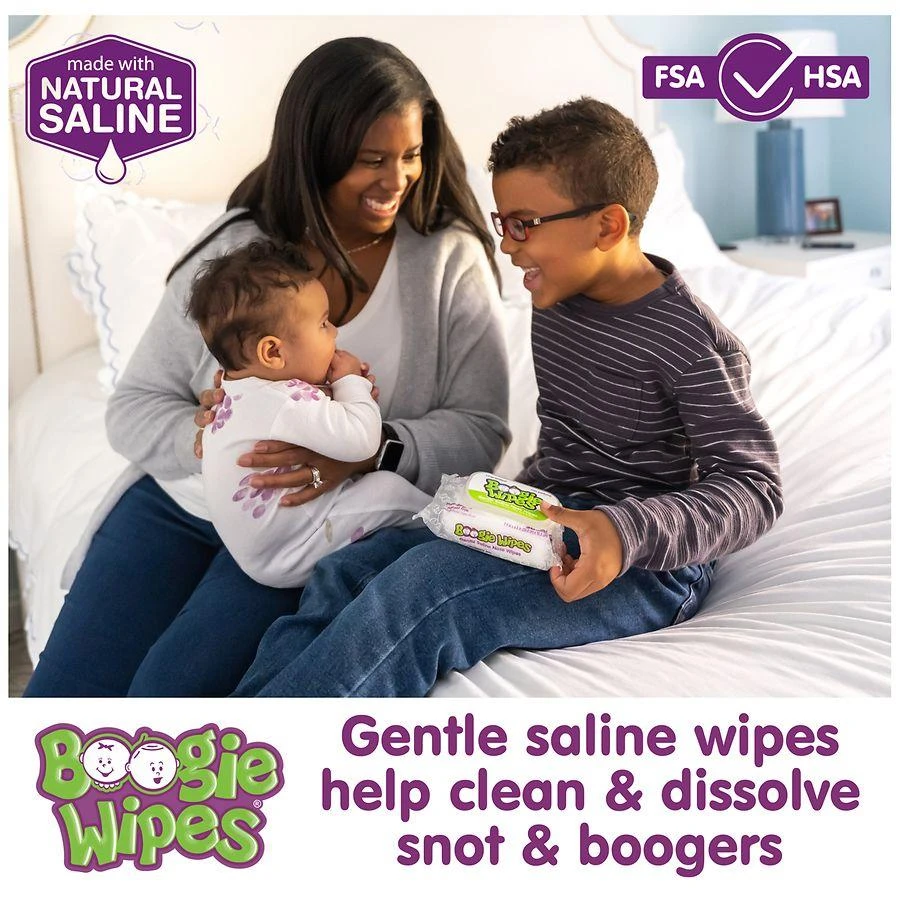 Boogie Wipes Unscented Saline Wipes Simply Unscented 5