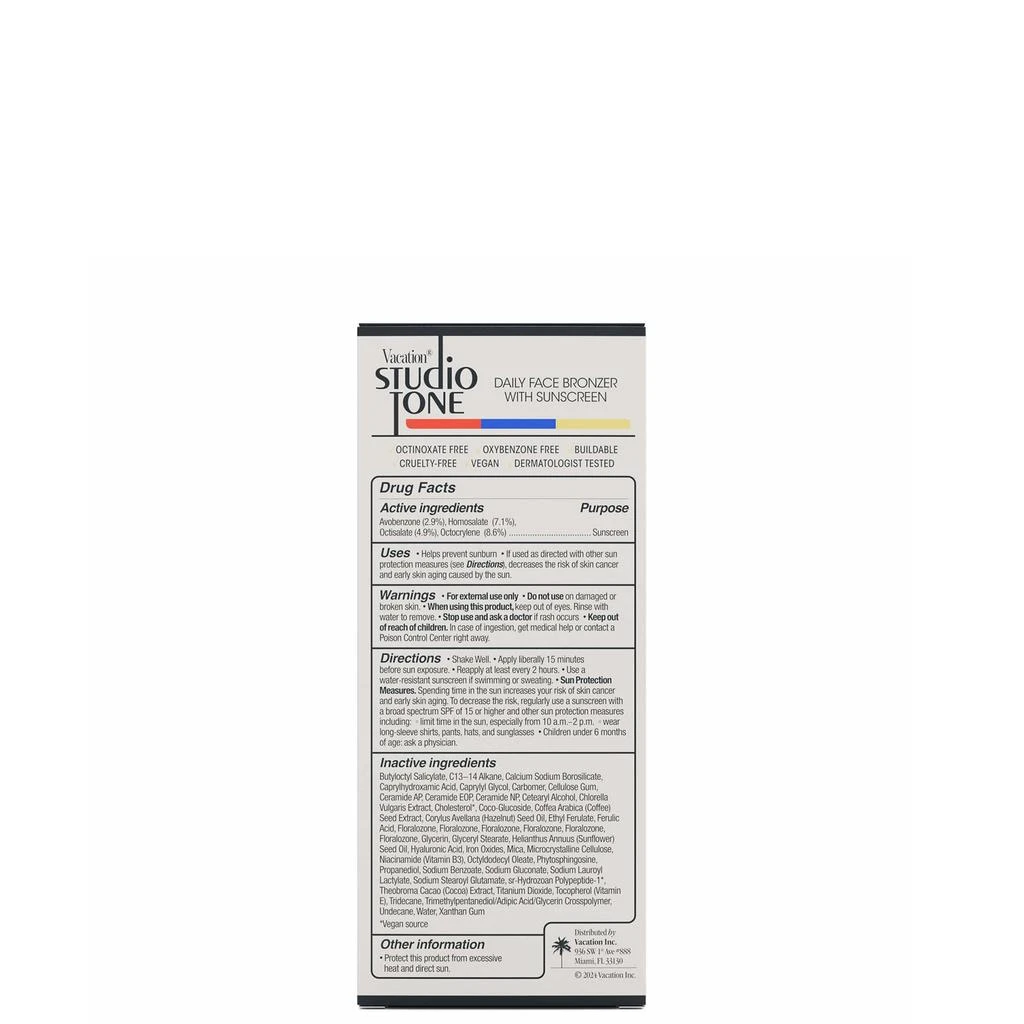 Vacation Vacation Studio Tone SPF 50 Bronzing Drops for Face 30ml 9