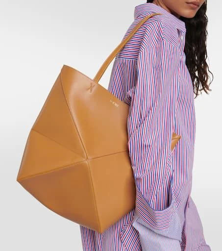 Loewe Puzzle Fold Medium leather tote bag 2
