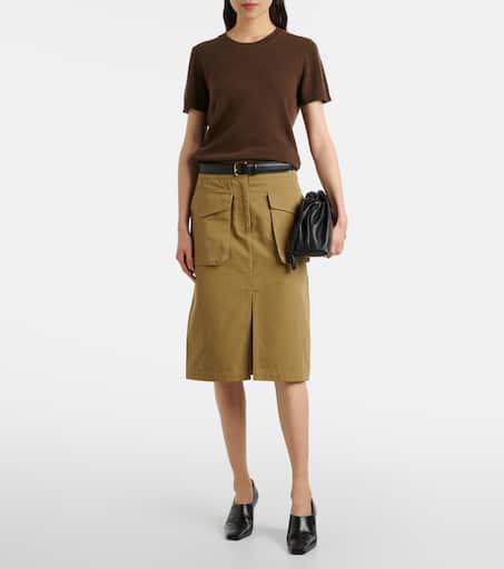 Jardin des Orangers Knitted cashmere T-shirt