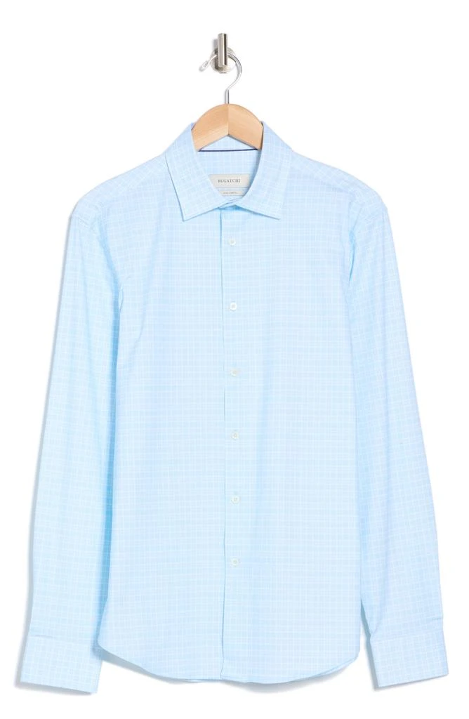 BUGATCHI James Grid Print Button-Up Shirt 3