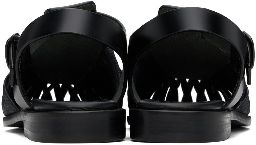 HEREU Black Alaro Sandals