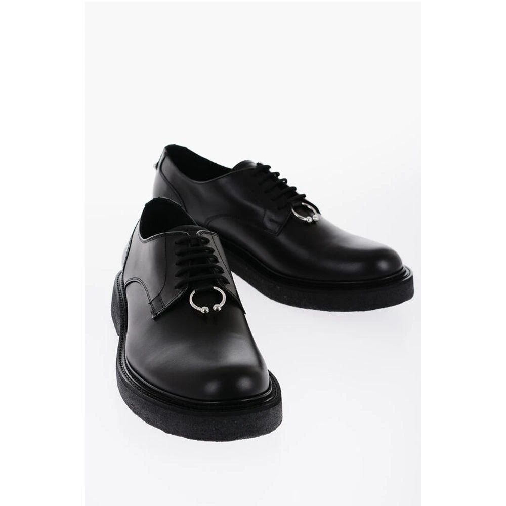 Neil Barrett Leather Derby Shoes With Men's Piercing 1