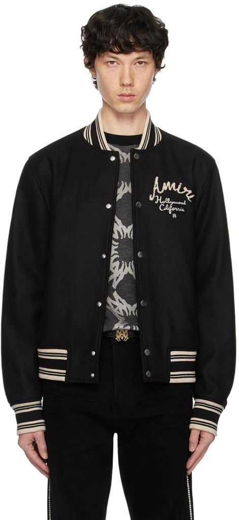 AMIRI Black 'AMIRI Hollywood' Bomber Jacket 1