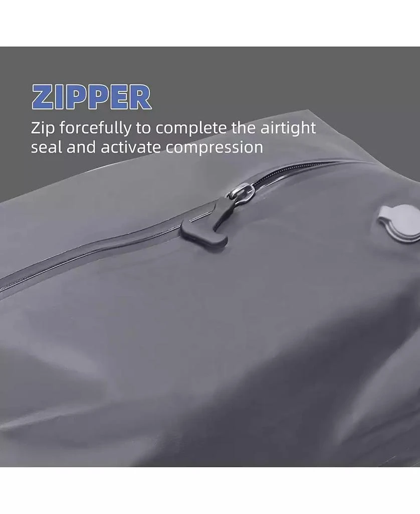 Urbanmax 17" Vacuum Compression Storage Bags with Pump - Waterproof Organizer for Travel & Closet 6