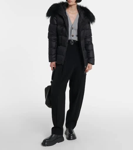 Moncler Boed shearling-trimmed down jacket 2