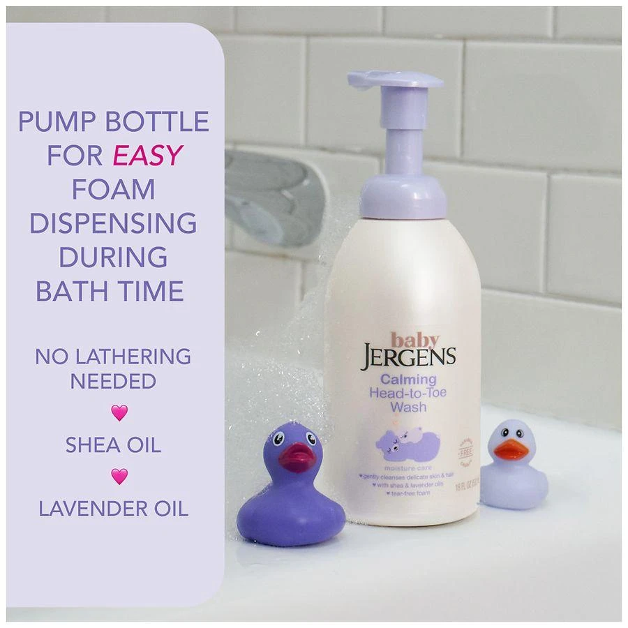 Jergens Baby Calming Head-to-Toe Wash Lavender 10