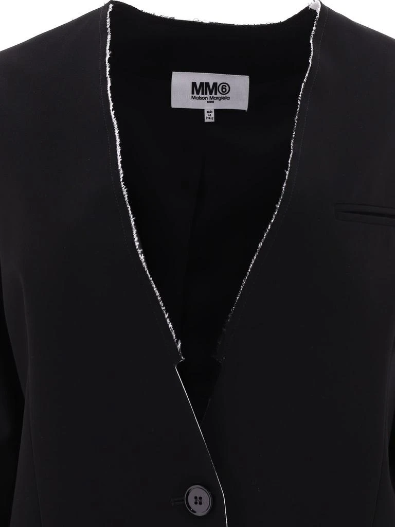 MM6 Maison Margiela MM6 Maison Margiela Single-Breasted Tailored Blazer 3