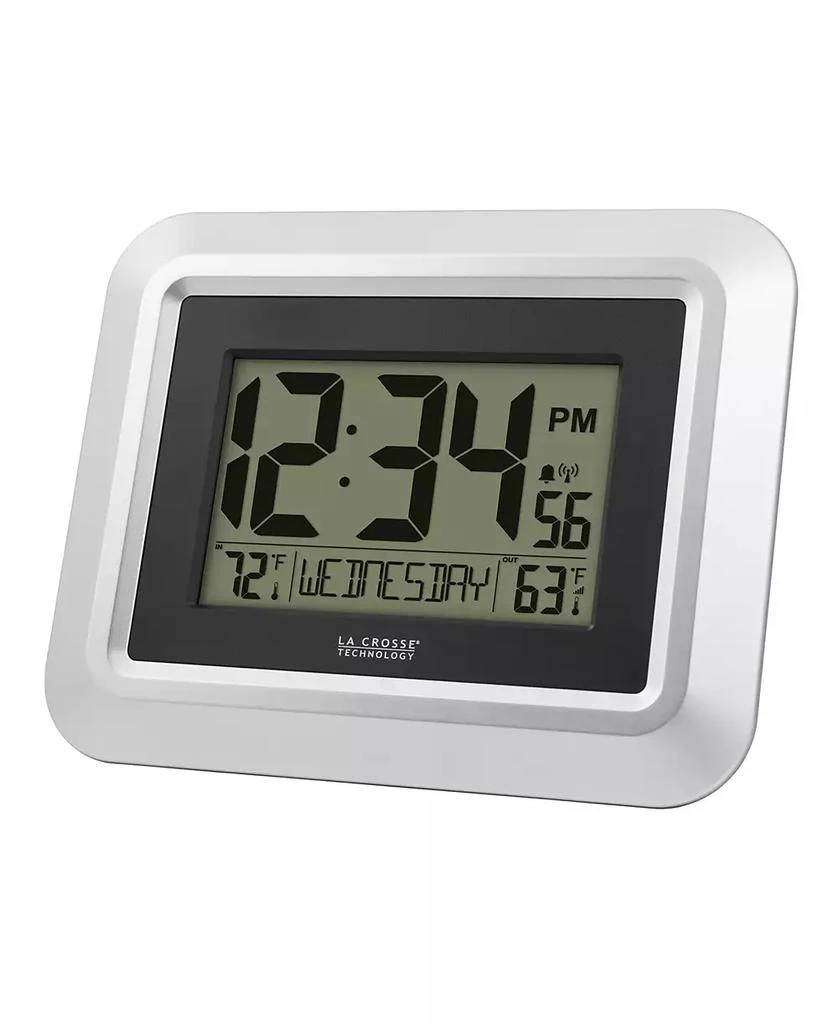 La Crosse Technology 513-1918S-INT Atomic Digital Wall Clock with Temperature 2