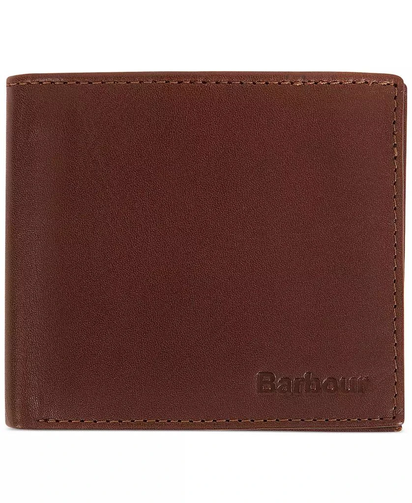 Barbour Men's Colwell Slimline Leather Billfold Wallet 1