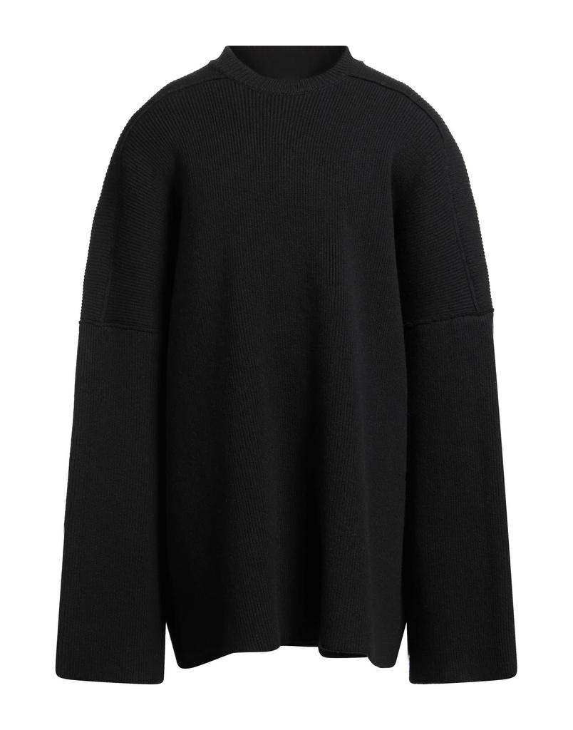Shop Black Tight Twist Cotton Knit Sweater on Sale at BeyondStyle