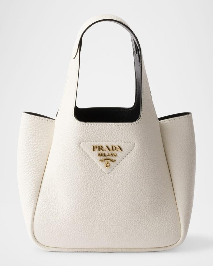 Shop Prada Logo-Detailed Large Top Handle Bag on Sale at