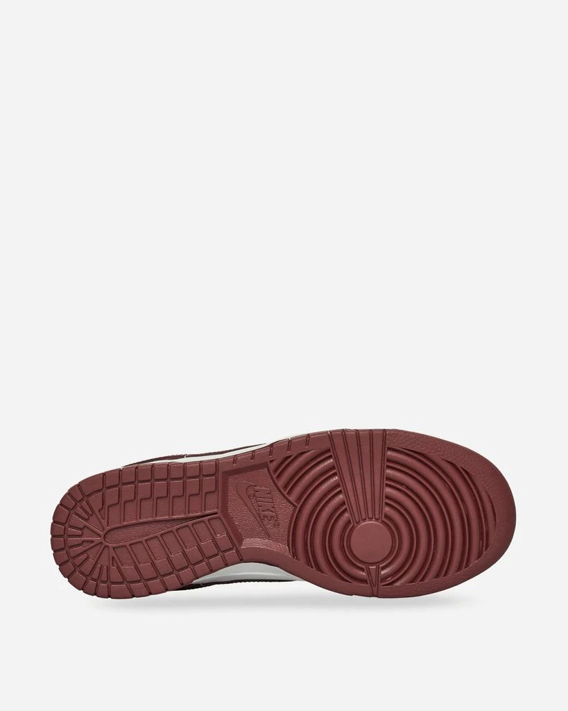 NIKE Dunk Low Retro Sneakers White / Redwood 5
