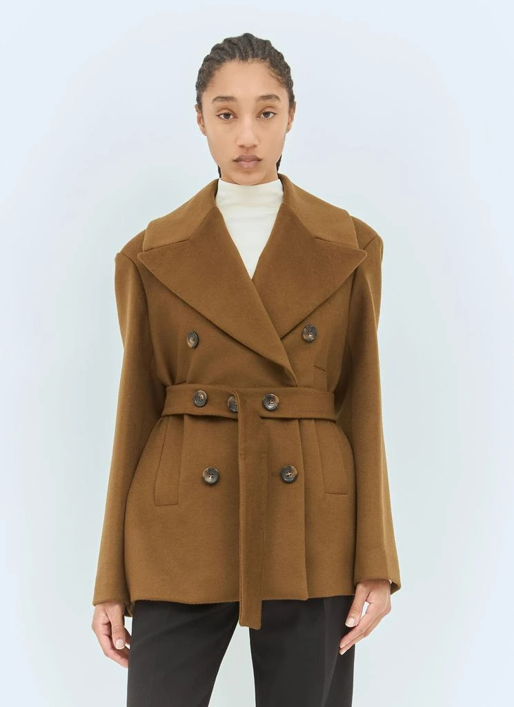 Max Mara Oversized Wool Pea Coat 1