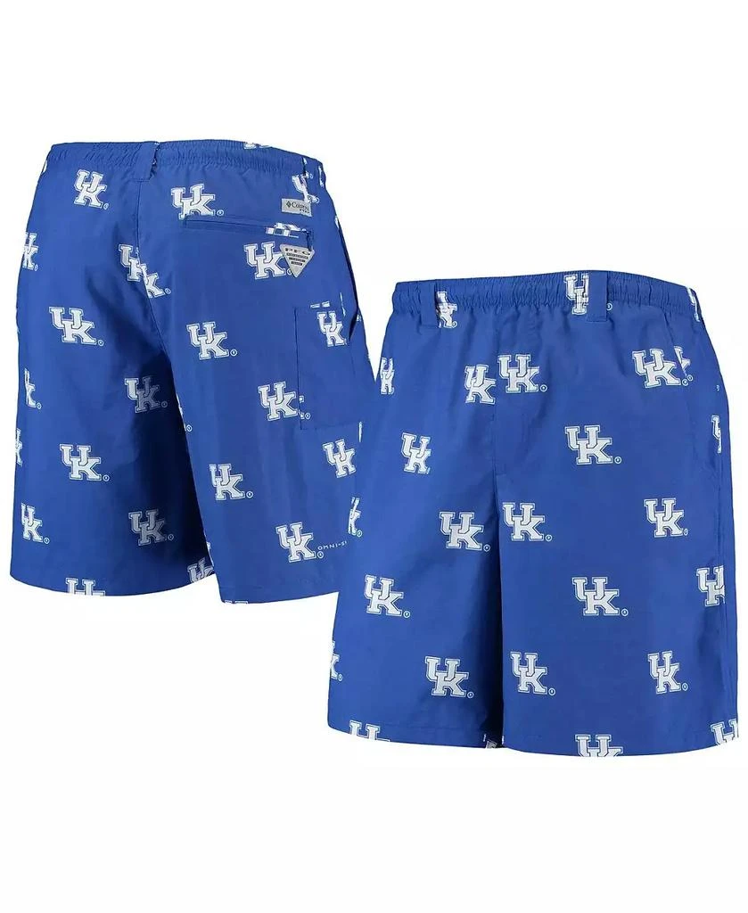 Columbia Men's PFG Royal Kentucky Wildcats Backcast II 8" Omni-Shade Hybrid Shorts 1