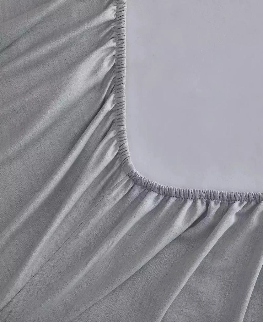 Calvin Klein Contrast Weave Rekoop Sateen 4-Pc. Sheet Set 6