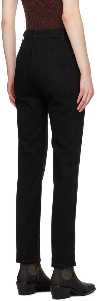 Eckhaus Latta Black Straight-Leg Jeans 3