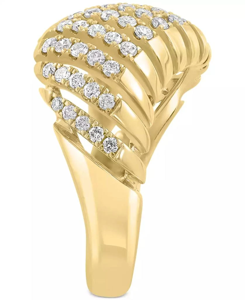 Effy EFFY® Diamond Multi-Row Statement Ring (5/8 ct. t.w.) in 14k Yellow Gold 3