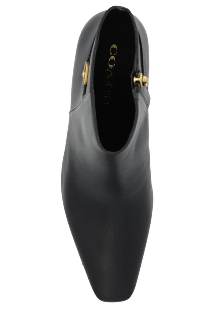 Coach Coach Square-Toe Heeled Ankle Boots 4
