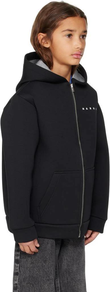 Marni Kids Black Zip Hoodie 2