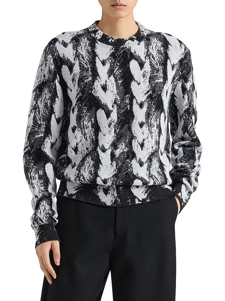 Givenchy Sweater in Hair Jacquard 3