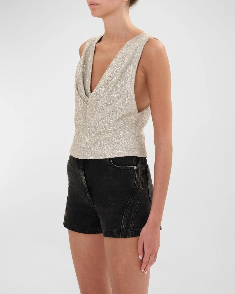 IRO Samira Draped Tank Top 2