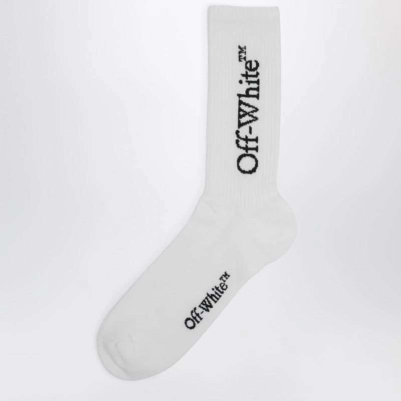 Off-White White socks with logo 1