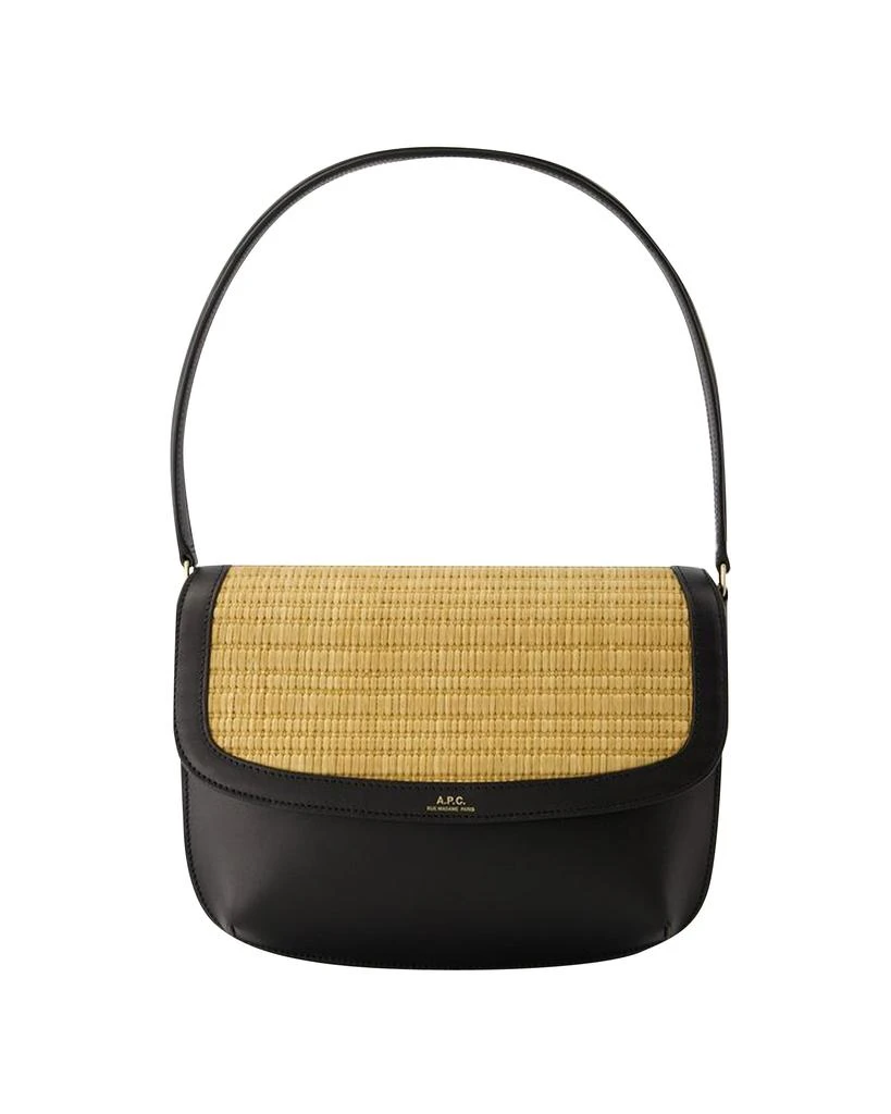 A.P.C. Sarah Shoulder Bag -  - Leather - Black 1