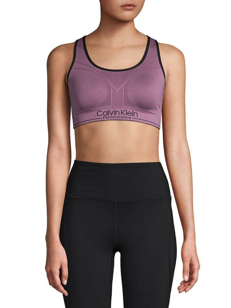Calvin Klein Racerback Sports Bra 1