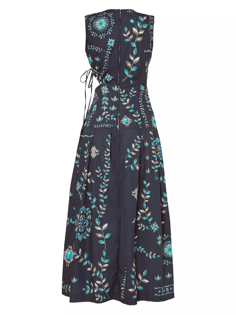 Agua by Agua Bendita Alma Otono Relicario Printed Cut-Out Maxi Dress 2