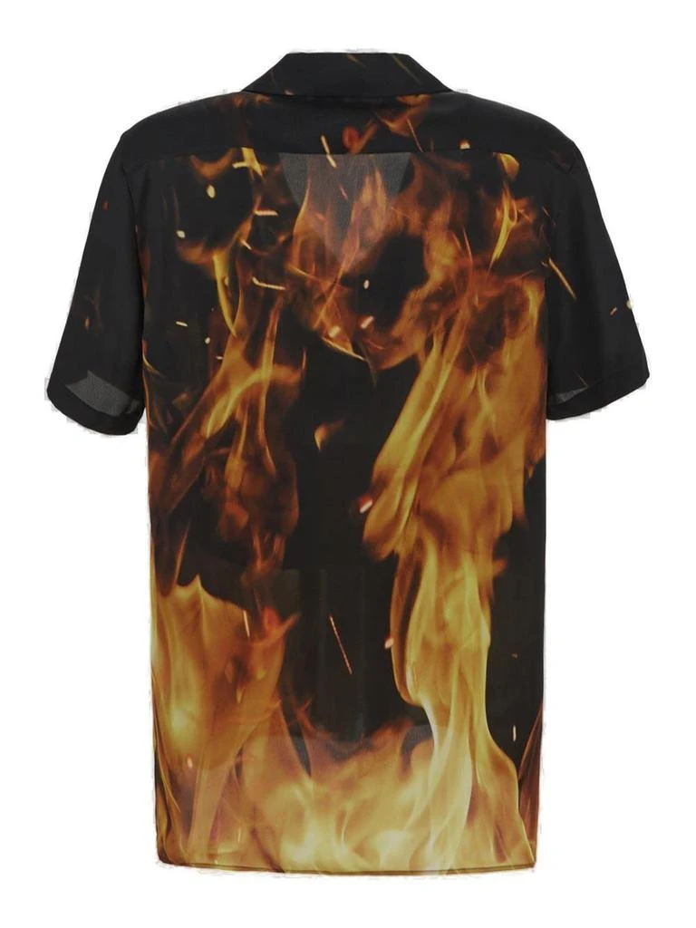 Balmain Balmain Fire Printed Pyjama Style Shirt 2