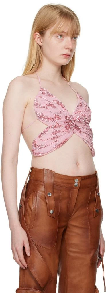 Blumarine Pink Butterfly Tank Top 2