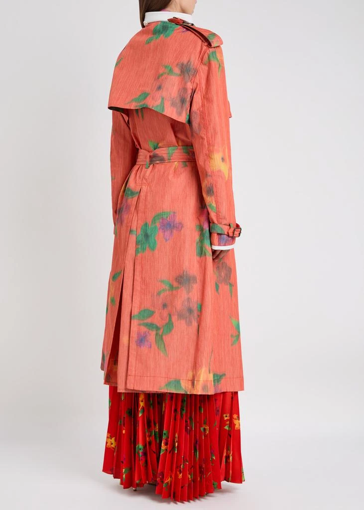 SS DALEY Edna floral-print woven trench coat 3