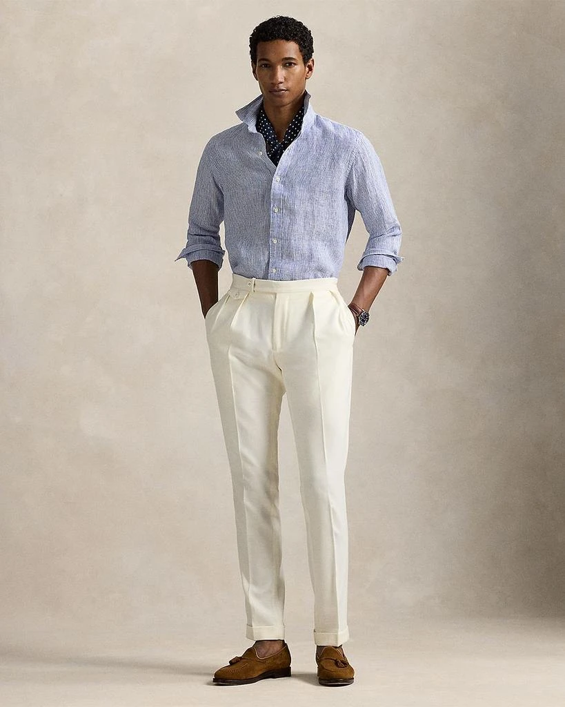 Ralph Lauren Classic Fit Striped Linen Shirt 2