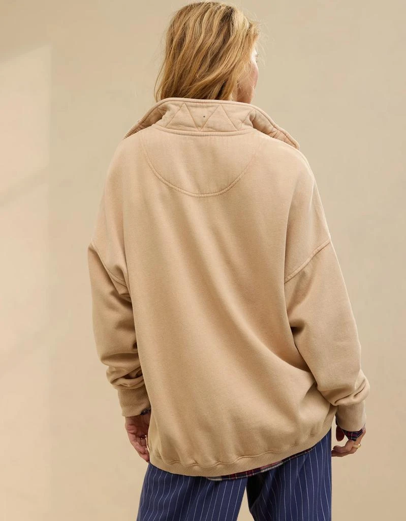 Aerie Aerie Getaway Quarter Snap Sweatshirt 3