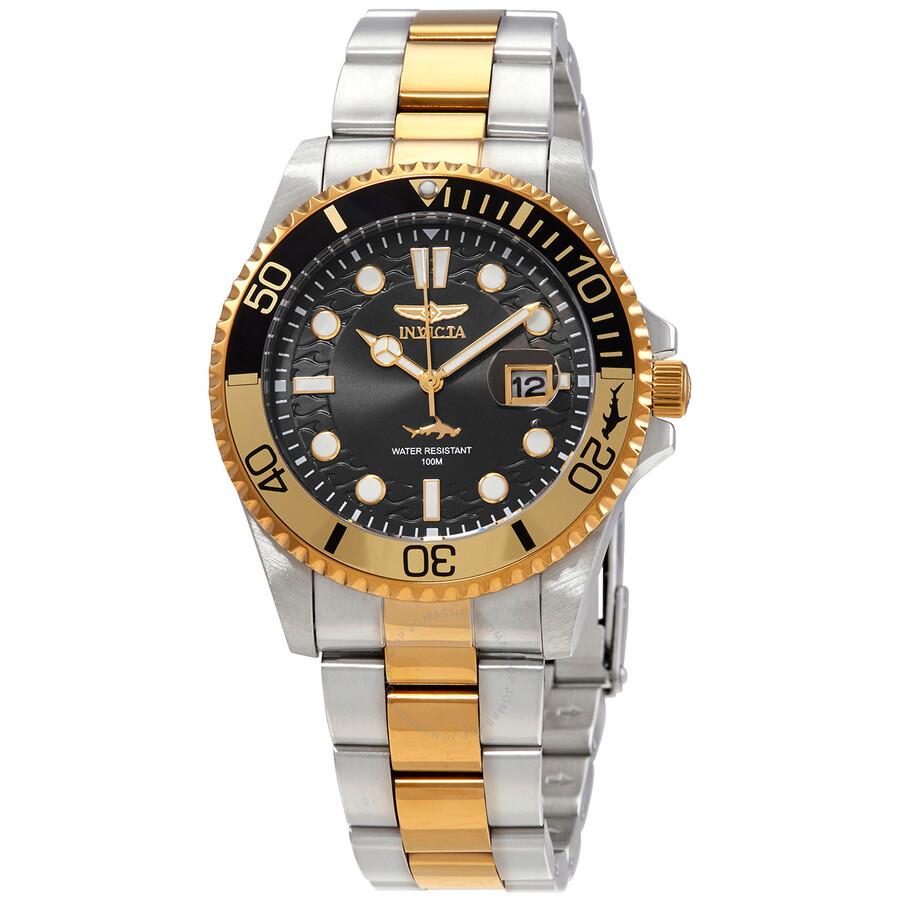 Invicta Pro Diver Quartz Black Dial Two-tone Men's Watch 30944