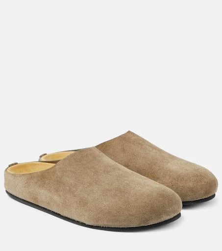 The Row Hugo suede mules 1