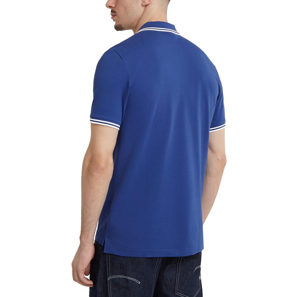 G-Star Raw Men's Dunda Slim-Fit Tipped Polo Shirt