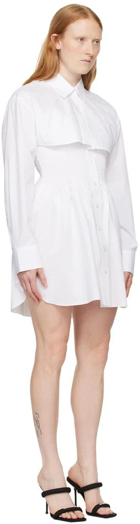 Alexander Wang White Smocked Minidress 2