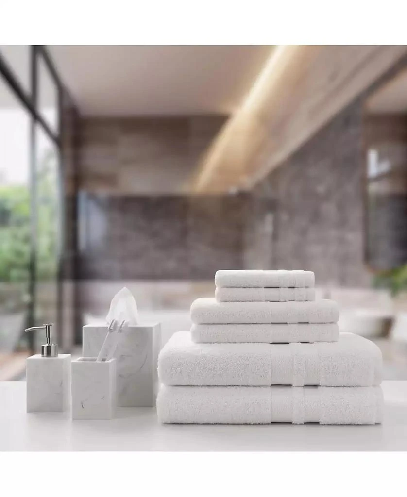 Arkwright Home Magellan Washcloths (12 Pack), 13x13 in., Soft Ring Spun Cotton, White 2