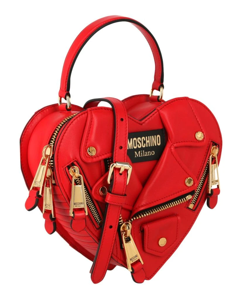 Moschino Biker Heart-Shaped Bag 2