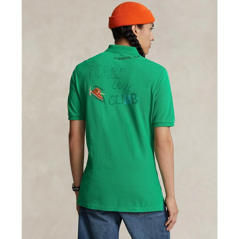 Ralph Lauren Men's Classic-Fit Peace Climb Love Polo Shirt 2