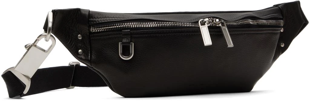 Rick Owens Black Hollywood Geo Bumbag Pouch 2