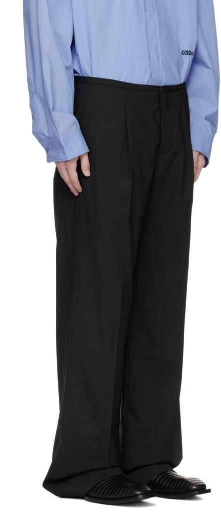 032c Black '032c Office Attire' Wide Leg Suit Trousers 2