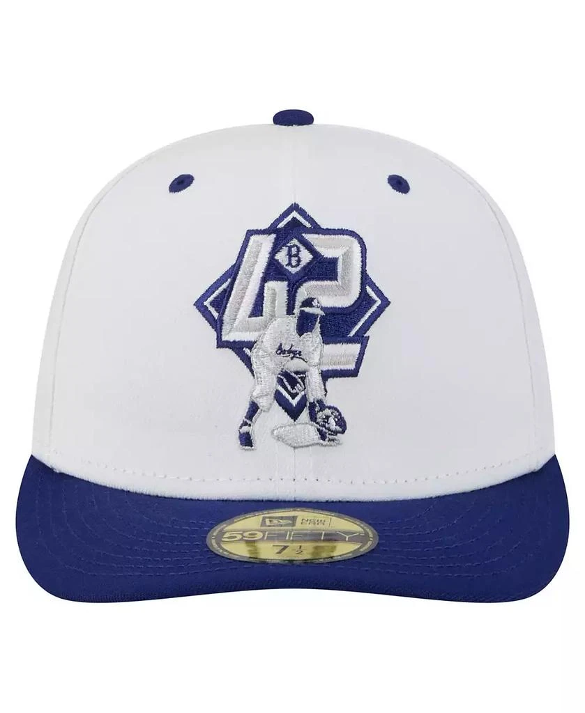 New Era Men's Jackie Robinson White Brooklyn Dodgers 59FIFTY Fitted Hat 5