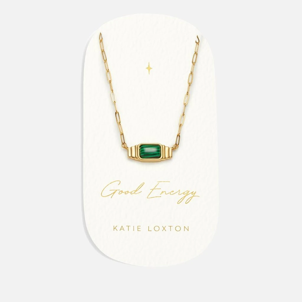 Katie Loxton Katie Loxton Malachite Gold-Plated Necklace 1